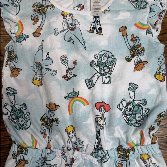 Disney Pixar Toy Story Cartoon Character Terry Romper Size 718 - Picture 5 of 16